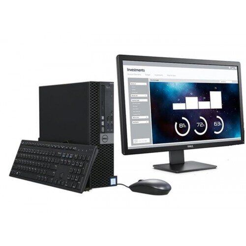 Dell Home Office Setup 7450 23" HD Display i7, 8GB RAM, 512GB HDD, Windows 10 Pro (Ex-Leased) - 6 Months Warranty